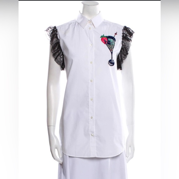 Dolce & Gabbana
Graphic Print Short Sleeve Button-Up Top - Picture 1 of 4